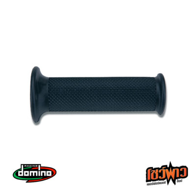 DOMINO ปลอกแฮนด์ดำล้วน ลายจุด