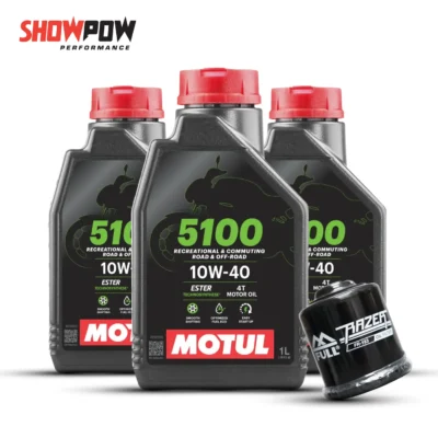 Motul SET2 3 ขวด + กรอง 1 ลูก = 1,099-02