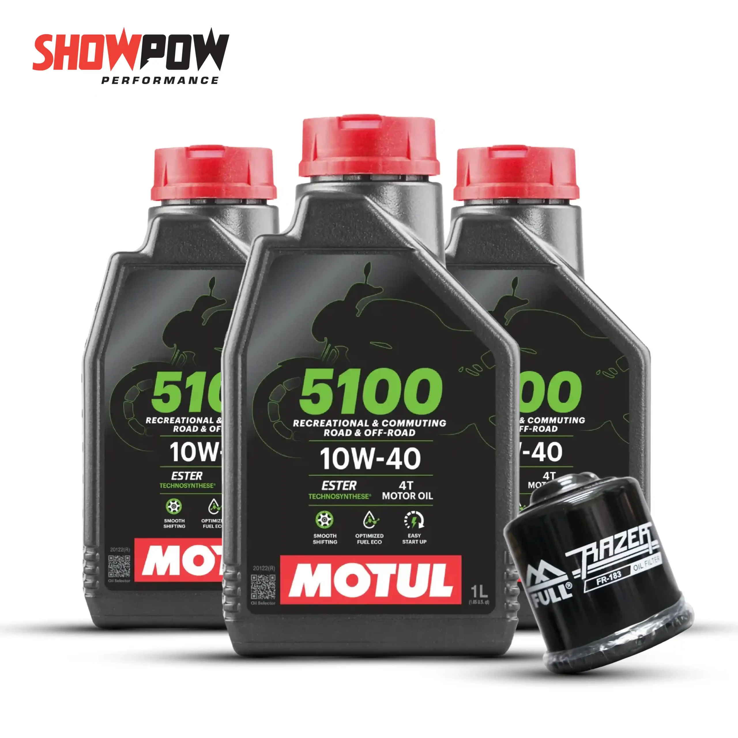 Motul SET2 3 ขวด + กรอง 1 ลูก = 1,099-02