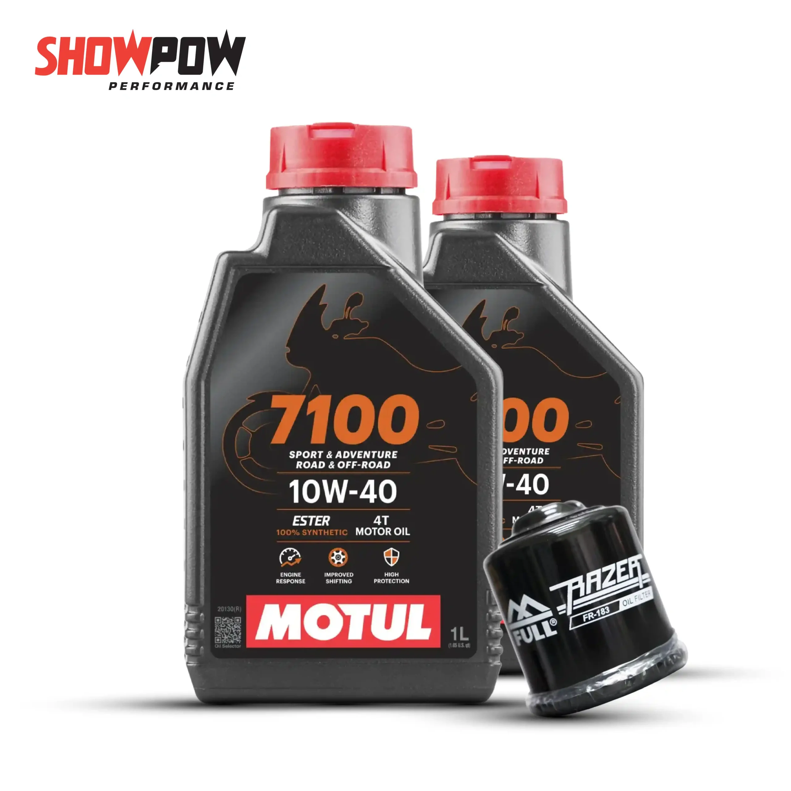 MOTUL 4T 7100 x2 + OIL FILTER x1