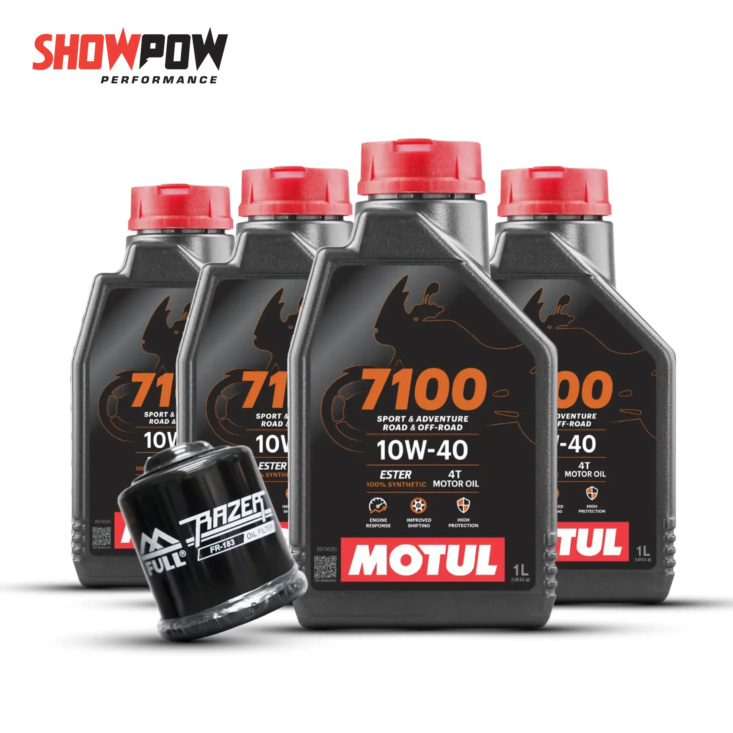 Motul SET3 4 ขวด + กรอง 1 ลูก = 2,399-03