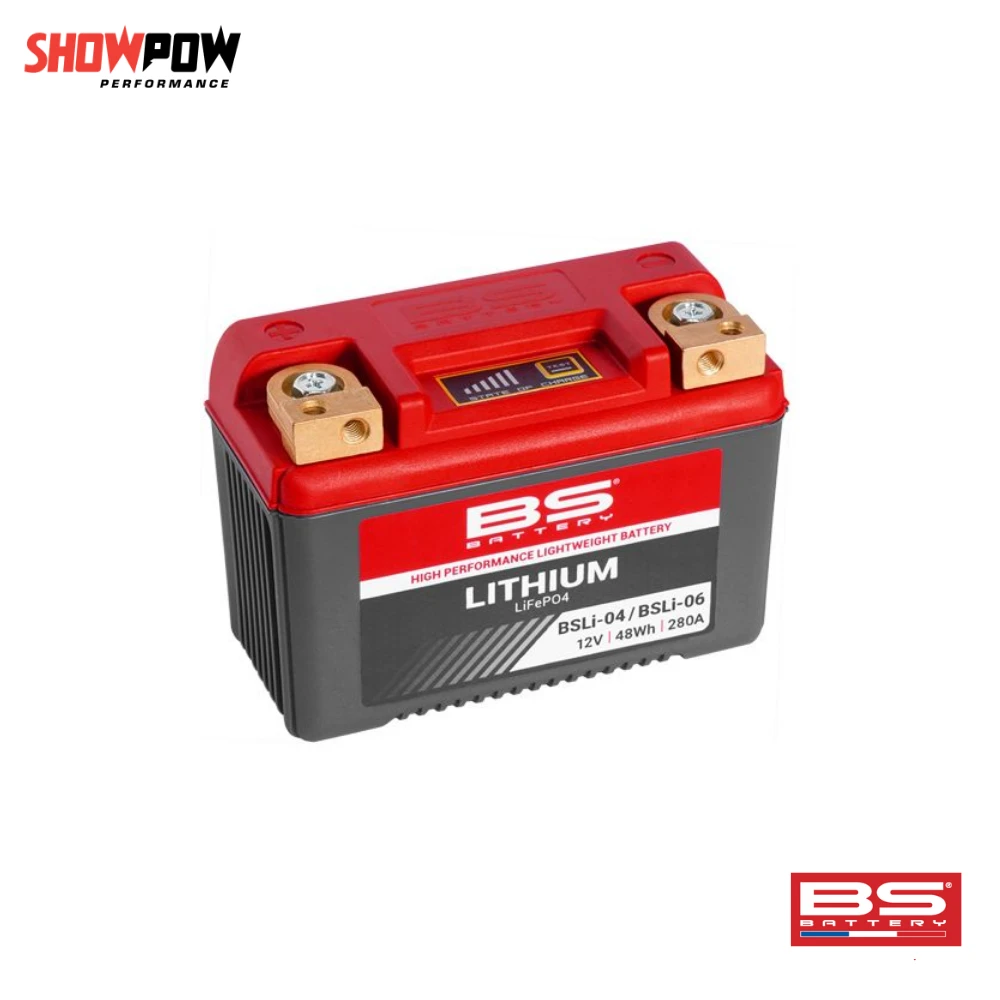BS Battery รุ่น BSLI-04 / BSLI-06 เป็นแบตเตอรี่แบบ LITHIUM (LiFeP04)