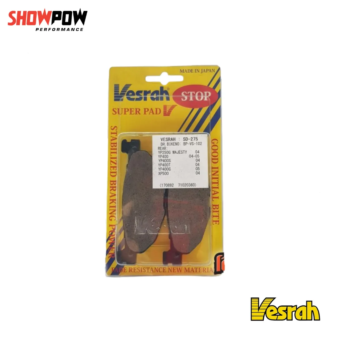 ผ้าเบรก VESRAH SD-275
