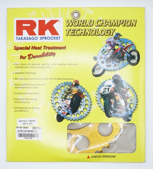 สเตอร์หลัง RK 525x44T สีทอง
