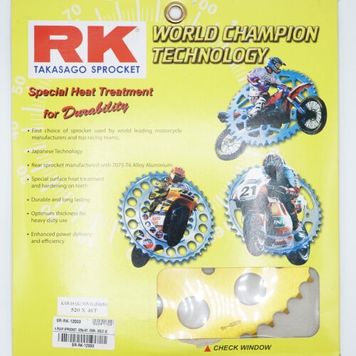 สเตอร์หลัง RK 520x46T สีทอง1740