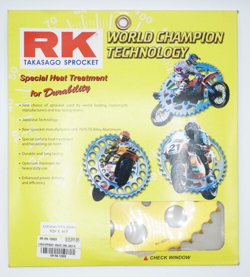 สเตอร์หลัง RK 520x46T สีทอง1740