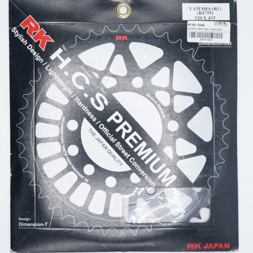 สเตอร์หลัง RK 520x49T สีดำ