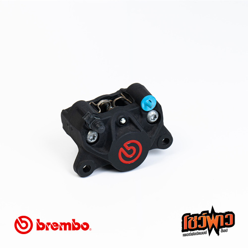ปั้มล่าง BREMBO ปักข้างดำโลโก้แดง 84 mm. (black) - Image 2
