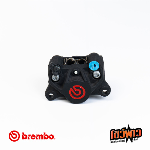ปั้มล่าง BREMBO ปักข้างดำโลโก้แดง 84 mm. (black) - Image 3