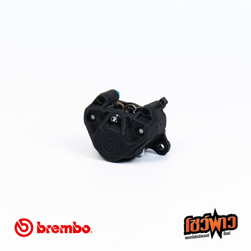 ปั้มล่าง BREMBO ปักข้างดำโลโก้แดง 84 mm. (black) - Image 4