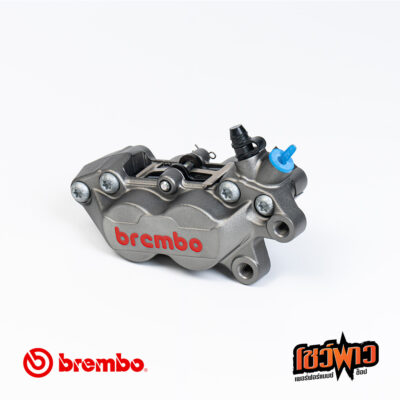 ปั๊มล่าง BREMBO หูชิด 4 pots 40 mm. ข้างขวา (Gray)