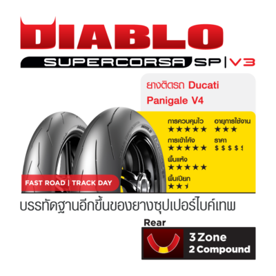 PIRELLI DIABLO SUPERCORSA V3 : 110/70ZR17+150/60ZR17