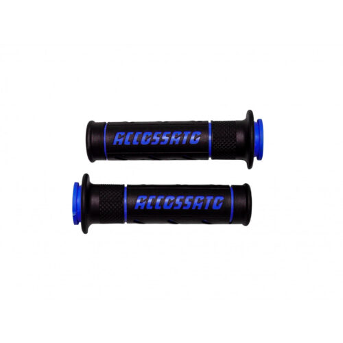 Accossato Hand Grips ดำ-น้ำเงิน (ปลายเปิด)