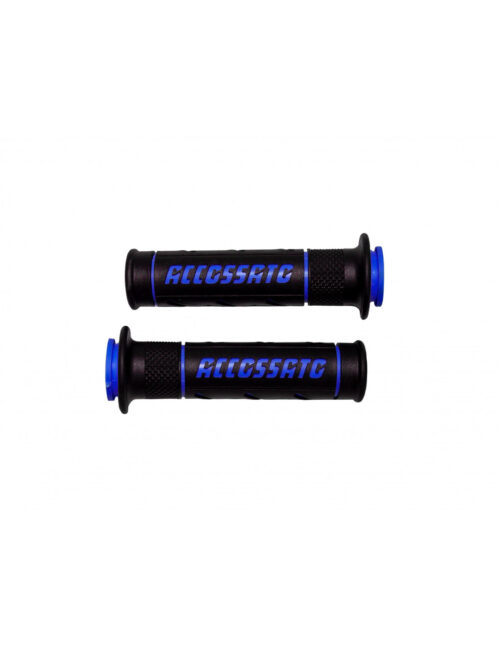 Accossato Hand Grips ดำ-น้ำเงิน (ปลายเปิด)