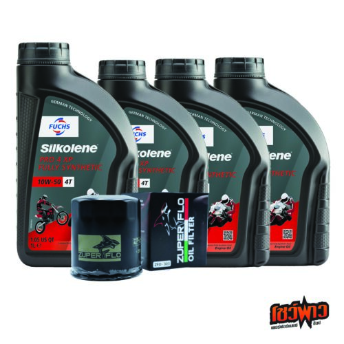 PRO 4 XP : Ester Based Fully Synthetic : 10W-40 XP + กรองน้ำมันเครื่อง