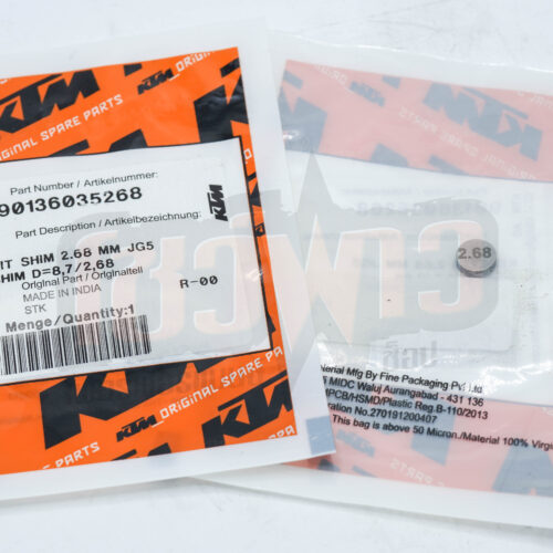 Shim D=8,7/2,68 200cc แผ่นชิมวาล์ว KTM 200 CC เบอร์ 8 ขนาด 2,68 200 cc.KTM