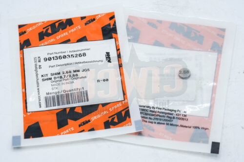 Shim D=8,7/2,68 200cc แผ่นชิมวาล์ว KTM 200 CC เบอร์ 8 ขนาด 2,68 200 cc.KTM - Image 5