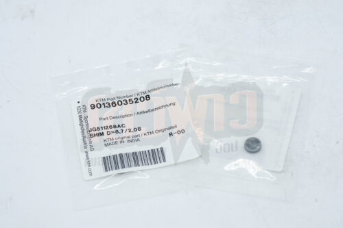 Shim D=8,7/2,08 200cc แผ่นชิมวาล์ว KTM 200 CC เบอร์ 8 ขนาด 2,08 200 cc.KTM - Image 5