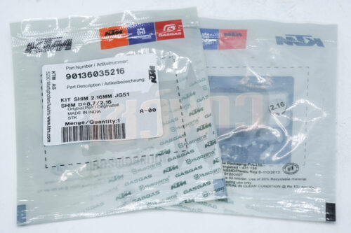 Shim D=8,7/2,16 200cc แผ่นชิมวาล์ว KTM 200 CC เบอร์ 8 ขนาด 2,16 200 cc.KTM - Image 5