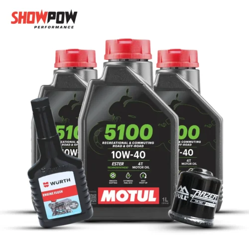 Motul SET2 3 ขวด + กรอง 1 ลูก + ฟลัชชิ่ง = 1,299-02