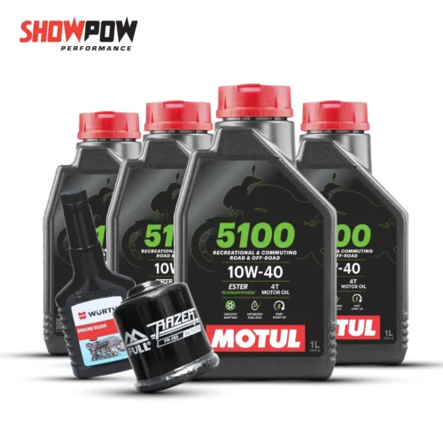 Motul SET3 4 ขวด + กรอง 1 ลูก + ฟลัชชิ่ง = 1,599-03