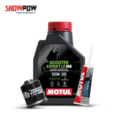 MOTUL SET1 น้ำมันเครื่อง x1 + เฟืองท้าย x1 + กรองน้ำมันเครื่อง x1 = 393