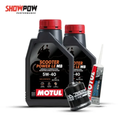 Motul SET2 น้ำมันเครื่อง x2 + เฟืองท้าย x1 + กรองน้ำมันเครื่อง x1 = 898-02