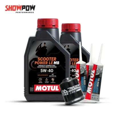 motul SET4 น้ำมันเครื่อง x2 + เฟืองท้าย x3 + กรองน้ำมันเครื่อง x1 = 999-04