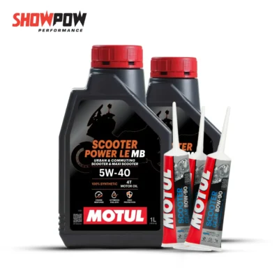 Motul SET4 น้ำมันเครื่อง x2 + เฟืองท้าย x3 = 839-03