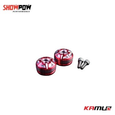 ปลายแฮนด์ Kamui สีเเดง ตรงรุ่น GIORNO+ / CLICK-160