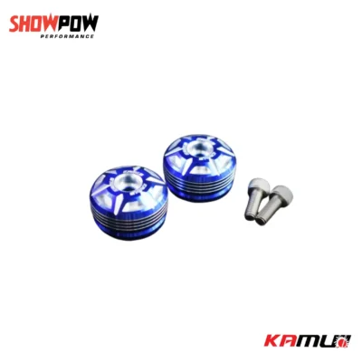 ปลายแฮนด์ Kamui สีน้ำเงิน ตรงรุ่น GIORNO+ / CLICK-160