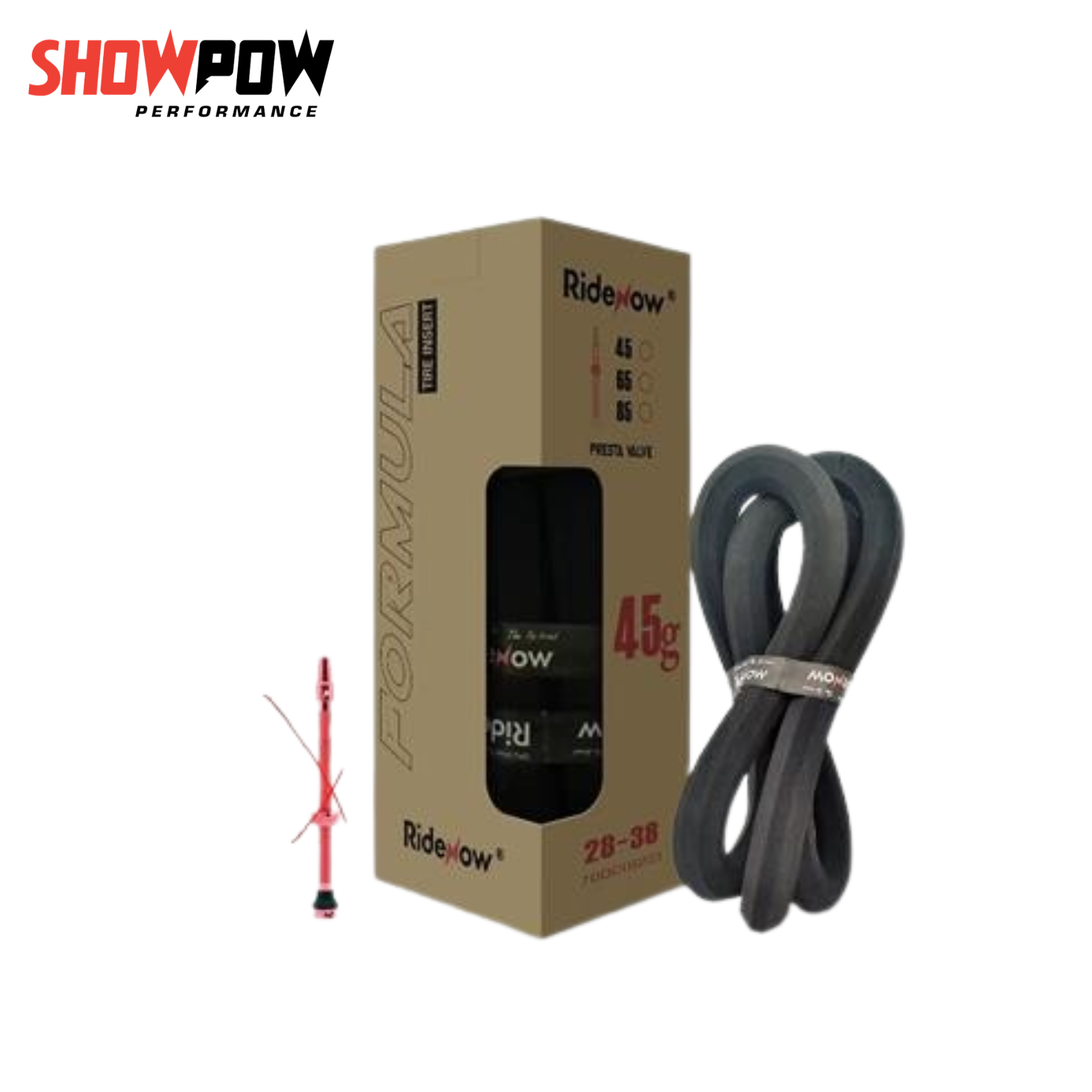 ยางในจักรยาน Ridenow ยางในตันฉุกเฉิน เบาพิเศษ 45 กรัม สําหรับยางTubeless ride now ยางในเสือหมอบ เสือภูเขา