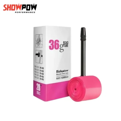 ยางในจักรยาน Ridenow ยางในเบา 36 กรัม ยางในสีชมพู ride now ยางในเสือหมอบ 85 mm