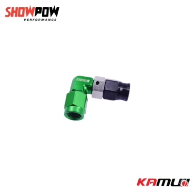 หัวสายเบรค CNC 90 องศา เขียว KAMUI